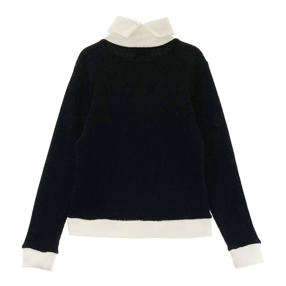 ARCHIVIO アルチビオ ハイネック 長袖 ニットセーター ブラック系 36 【中古】ゴルフウェア レディース