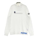 PEARLY GATES パーリーゲイツ タートルネック ニットセーター ホワイト系 2 【中古】ゴルフウェア レディース