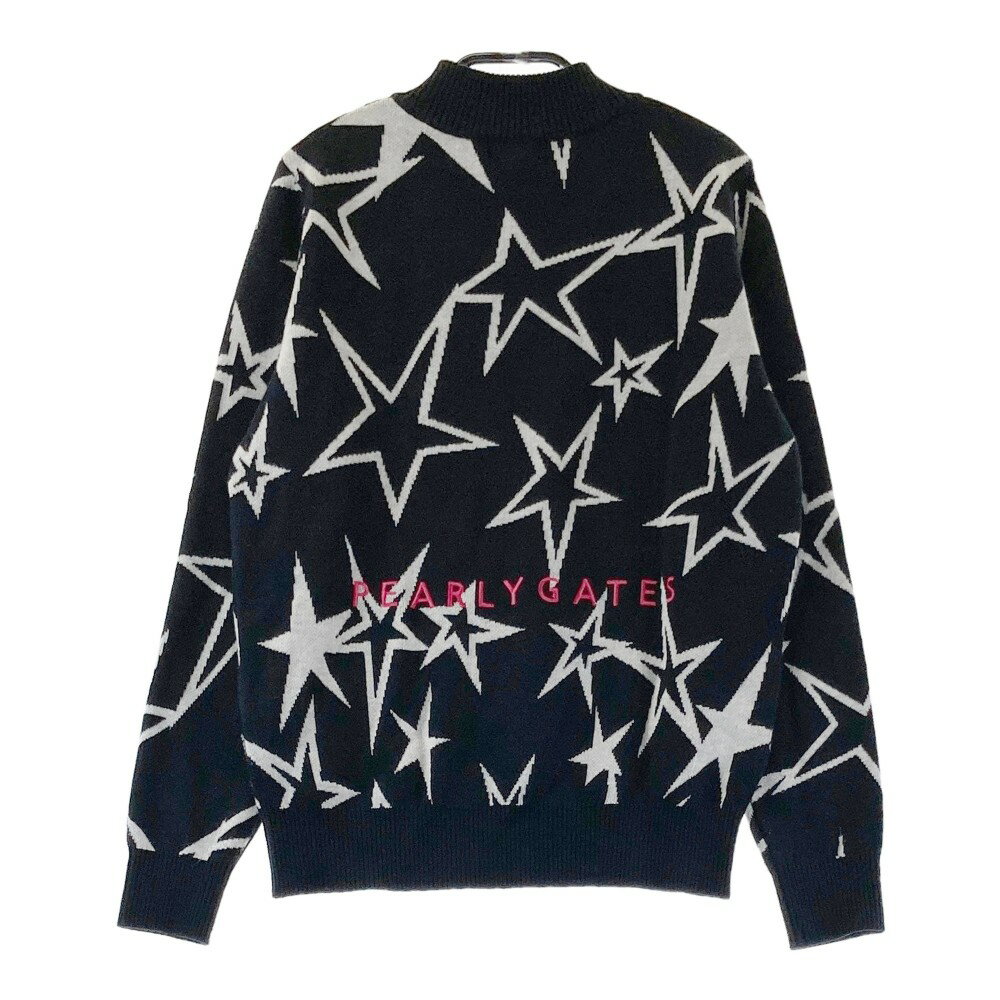 PEARLY GATES パーリーゲイツ 2025年 ニット セーター ネイビー系 0 【中古】ゴルフウェア レディース