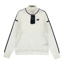 NEW BALANCE GOLF ニューバランス 2024年モデル ハイネック ニットセーター ホワイト系 L 【中古】ゴルフウェア レディース