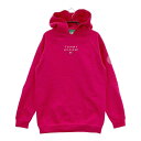 TOMMY HILFIGER GOLF トミー ヒルフィガーゴルフ フード付き ニットセーター ピンク系 M 【中古】ゴルフウェア レディース