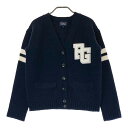 PEARLY GATES パーリーゲイツ 長袖ニットカーディガン ネイビー系 1 【中古】ゴルフウェア レディース