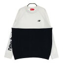 NEW BALANCE GOLF ニューバランス 2024年モデル 長袖ニットセーター ホワイト系 2 【中古】ゴルフウェア レディース