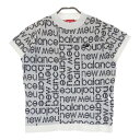 NEW BALANCE GOLF ニューバランス 2024年モデル 半袖ニットTシャツ 総柄 ホワイト系 0 【中古】ゴルフウェア レディース