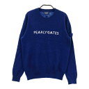 PEARLY GATES パーリーゲイツ カシミヤ ニットセーター ブルー系 1 【中古】ゴルフウェア レディース