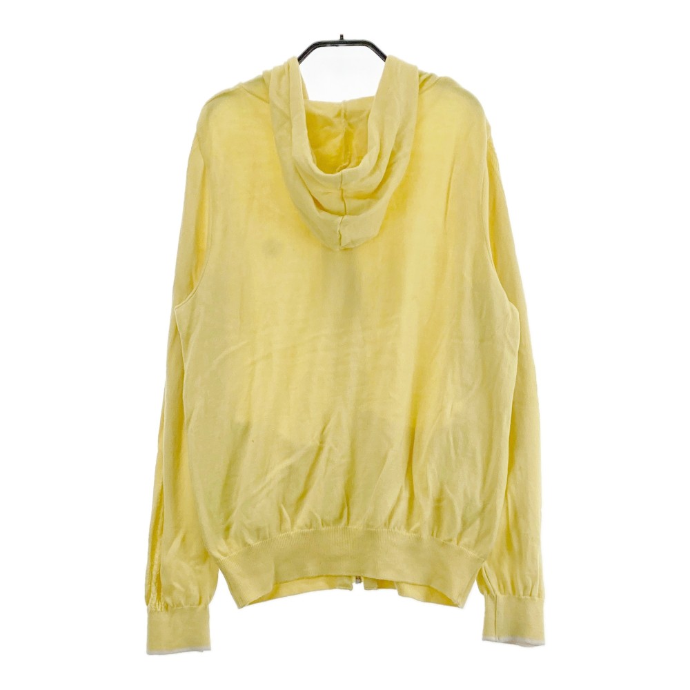 ADABAT アダバット ニットジャケット イエロー系 40 【中古】ゴルフウェア レディース