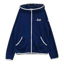 JACK BUNNY ジャックバニー フード付き ジップジャケット ネイビー系 2 【中古】ゴルフウェア レディース