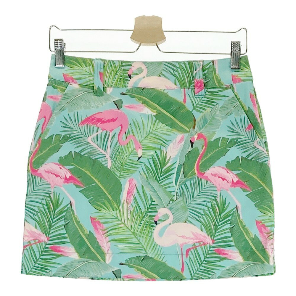 LOUD MOUTH ラウドマウス インナー付スカート フラミンゴグロッド ブルー系 M 【中古】ゴルフウェア レディース