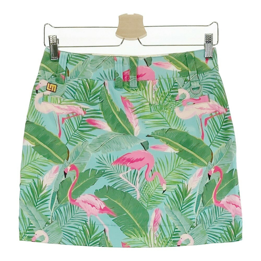 LOUD MOUTH ラウドマウス インナー付スカート フラミンゴグロッド ブルー系 M 【中古】ゴルフウェア レディース