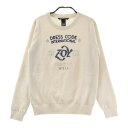 ZOY ゾーイ カシミヤ混 ウール ニットセーター 裏地付 ホワイト系 36 【中古】ゴルフウェア レディース