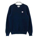 JACK BUNNY ジャックバニー ニットセーター ハイタッチ ネイビー系 0 【中古】ゴルフウェア レディース
