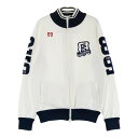 PEARLY GATES パーリーゲイツ 25周年モデル ニット ジップジャケット ホワイト系 1 【中古】ゴルフウェア レディース