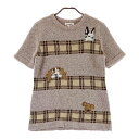 M.U SPORTS エムユースポーツ ニットセーター ベージュ系 40 【中古】ゴルフウェア レディース