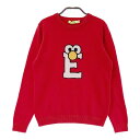 VIVA HEART ビバハート ニット セーター セサミストリート レッド系 40 【中古】ゴルフウェア レディース
