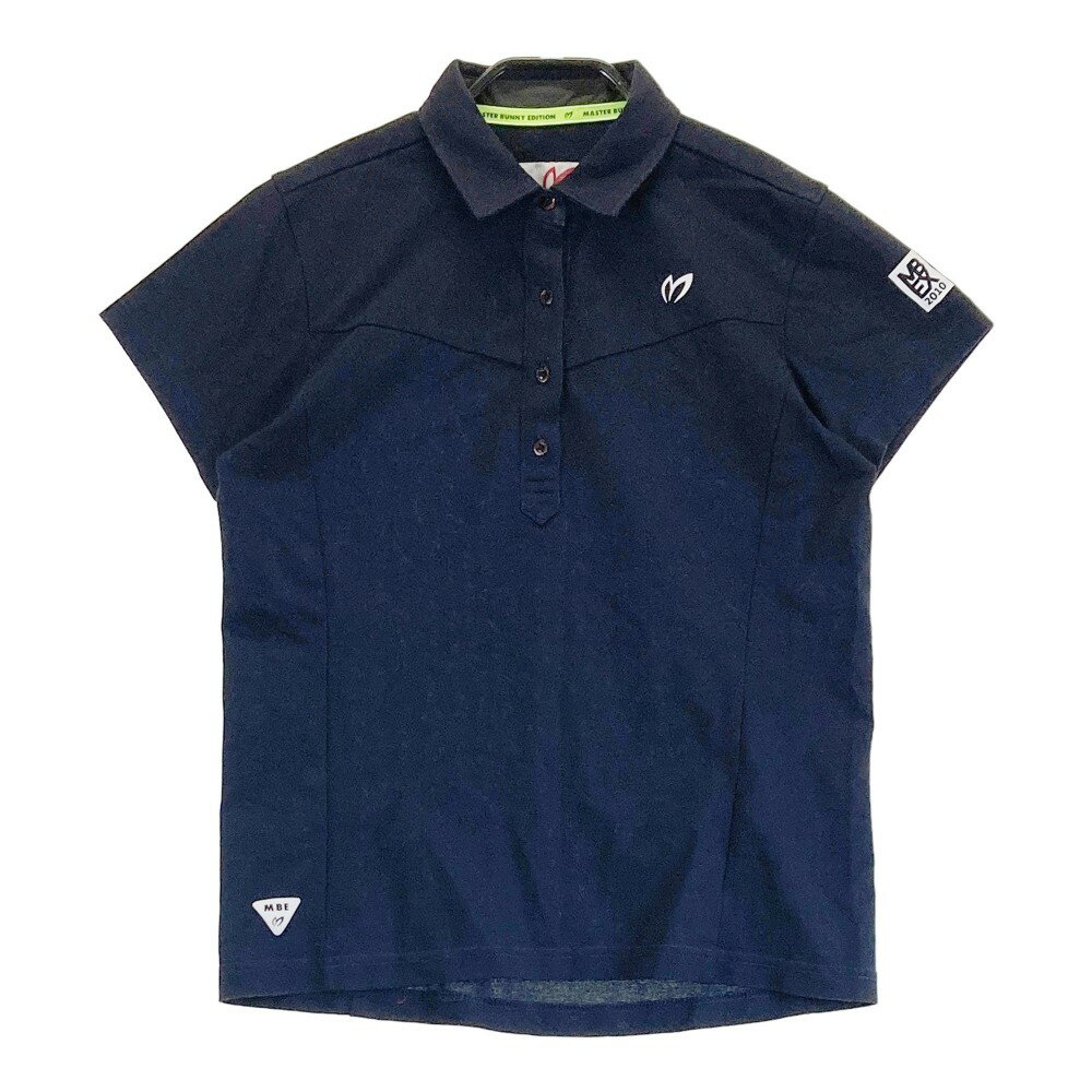 MASTER BUNNY EDITION マスターバニーエディション 半袖ポロシャツ ネイビー系 1 【中古】ゴルフウェア..