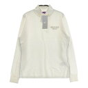 BEAMS GOLF ビームスゴルフ ハイネック ニットセーター ホワイト系 L 【中古】ゴルフウェア レディース
