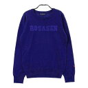 ROSASEN ロサーセン ニットセーター 迷彩柄 カモフラ ネイビー系 M 【中古】ゴルフウェア レディース
