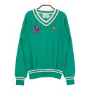 LE COQ GOLF ルコックゴルフ ニットセーター グリーン系 S 【中古】ゴルフウェア レディース