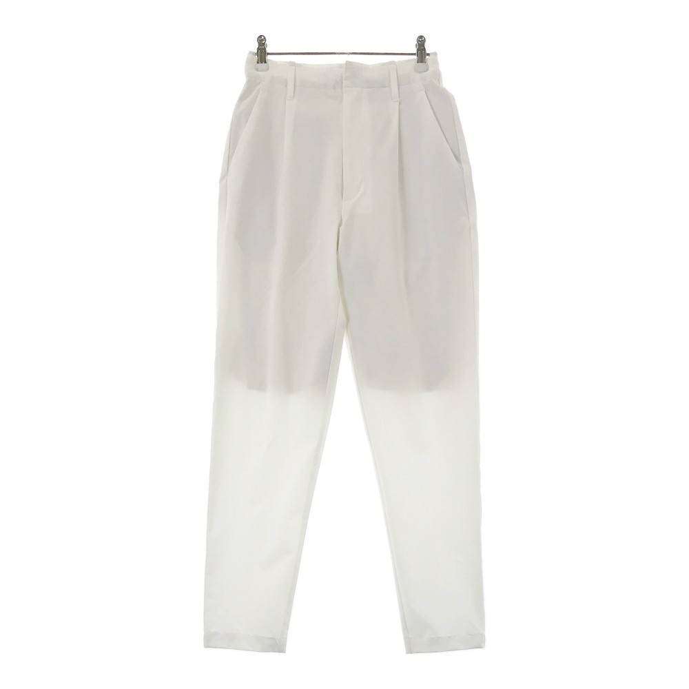 LE COQ GOLF ルコックゴルフ 裏地付き ストレッチロングパンツ ホワイト系 7 【中古】ゴルフウェア レディース