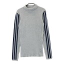 ADIDAS GOLF アディダスゴルフ ED2064 タートルネック 長袖ニットセーター グレー系 XS 【中古】ゴルフウェア レディース