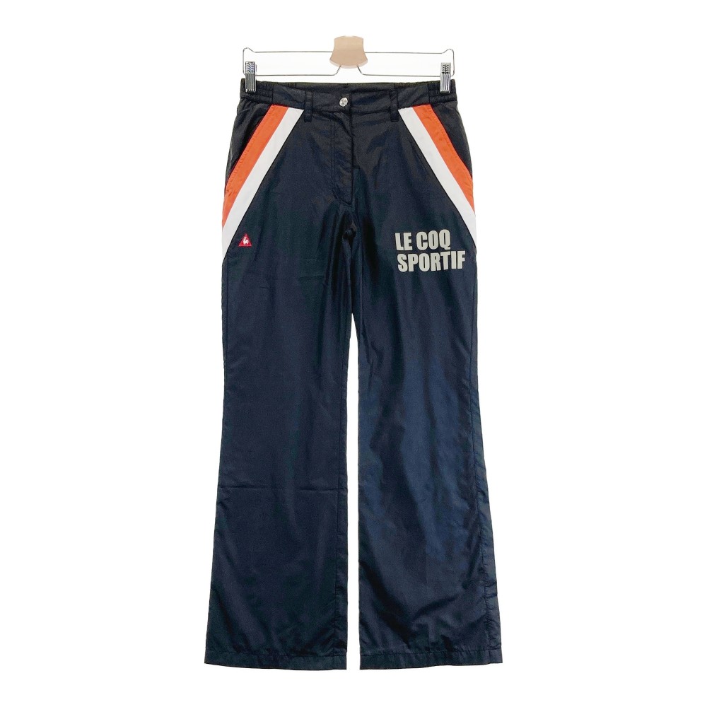 LE COQ GOLF ルコックゴルフ 裏メッシュ パンツ ブラック系 7 【中古】ゴルフウェア レディース
