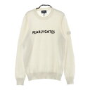 PEARLY GATES パーリーゲイツ ニット セーター カシミヤ ホワイト系 2 【中古】ゴルフウェア レディース