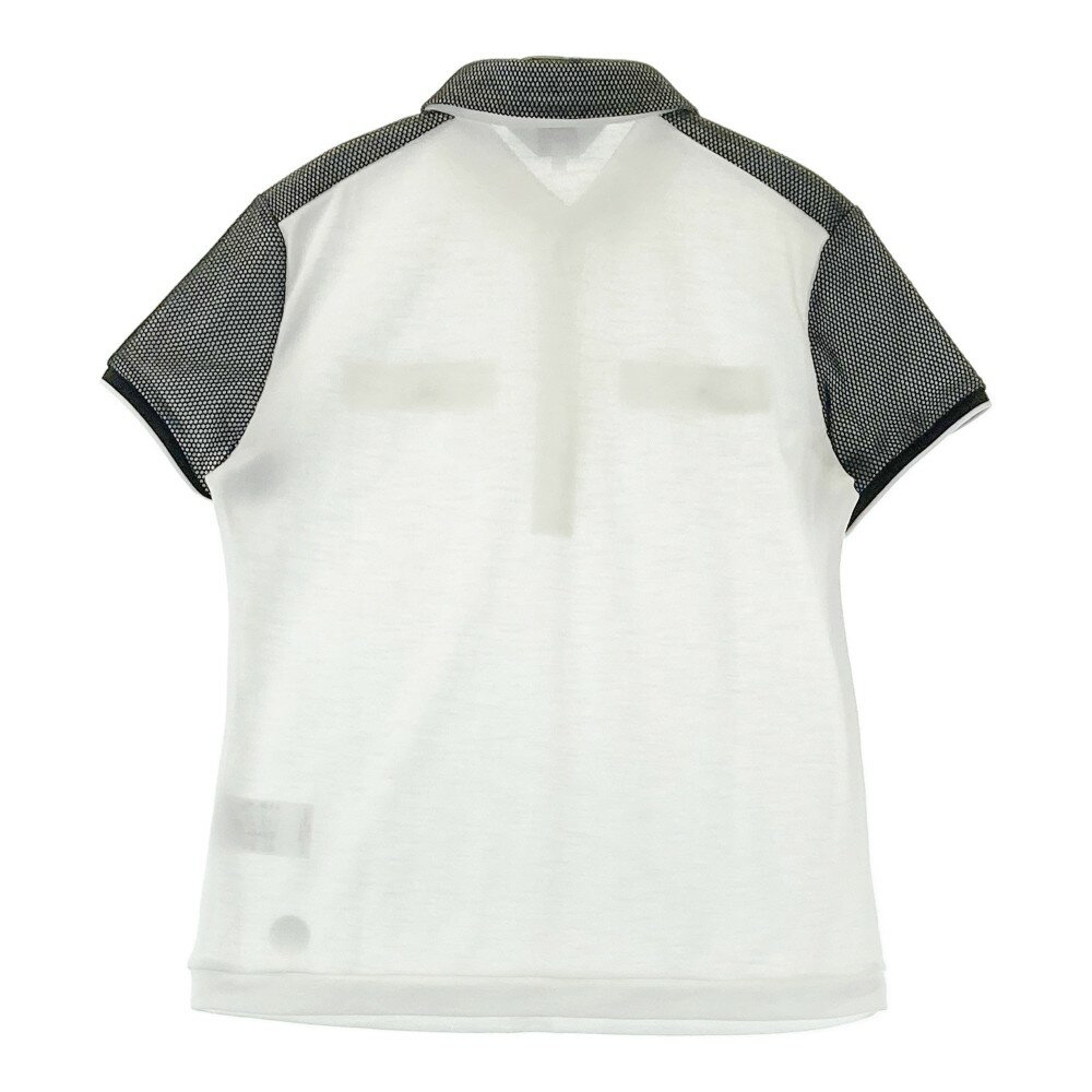 LANVIN SPORT ランバン スポール 半袖ポロシャツ ホワイト系 38 【中古】ゴルフウェア レディース
