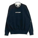 JACK BUNNY ジャックバニー 長袖ニットセーター ブラック系 1 【中古】ゴルフウェア レディース