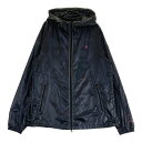 PEARLY GATES パーリーゲイツ 2023年モデル ナイロン ジップパーカー ネイビー系 2 【中古】ゴルフウェア レディース
