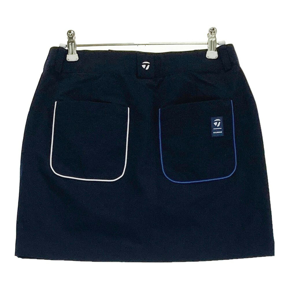 TAYLOR MADE テーラーメイド インナーパンツ付き スカート ネイビー系 S 【中古】ゴルフウェア レディース