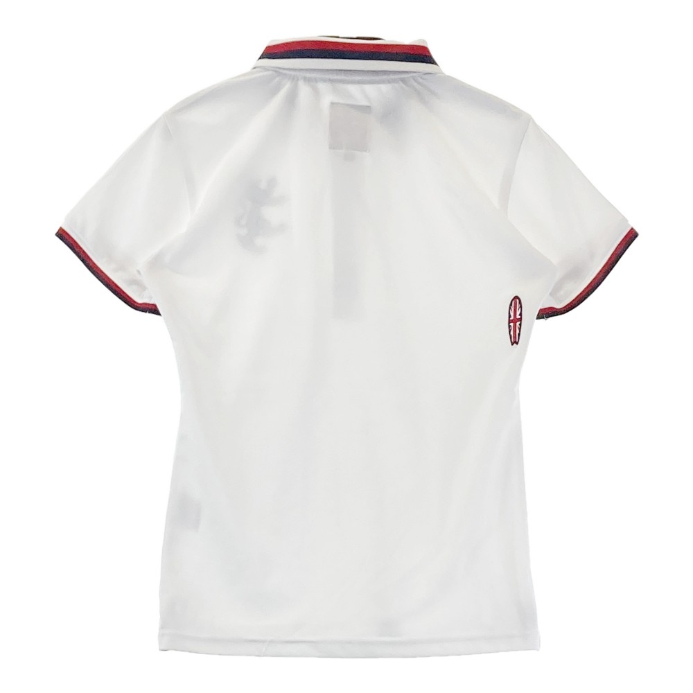 ADMIRAL アドミラル 半袖ポロシャツ ホワイト系 S 【中古】ゴルフウェア レディース