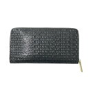 VIVIENNE TAM ヴィヴィアン タム 財布 ラウンドファスナー ブラック系 【中古】レディース
