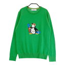 MUNSING WEAR マンシングウェア 2024年モデル ニットセーター グリーン系 L 【中古】ゴルフウェア レディース