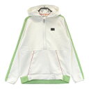 MUNSING WEAR マンシングウェア ハーフジップパーカー ホワイト系 M 【中古】ゴルフウェア レディース
