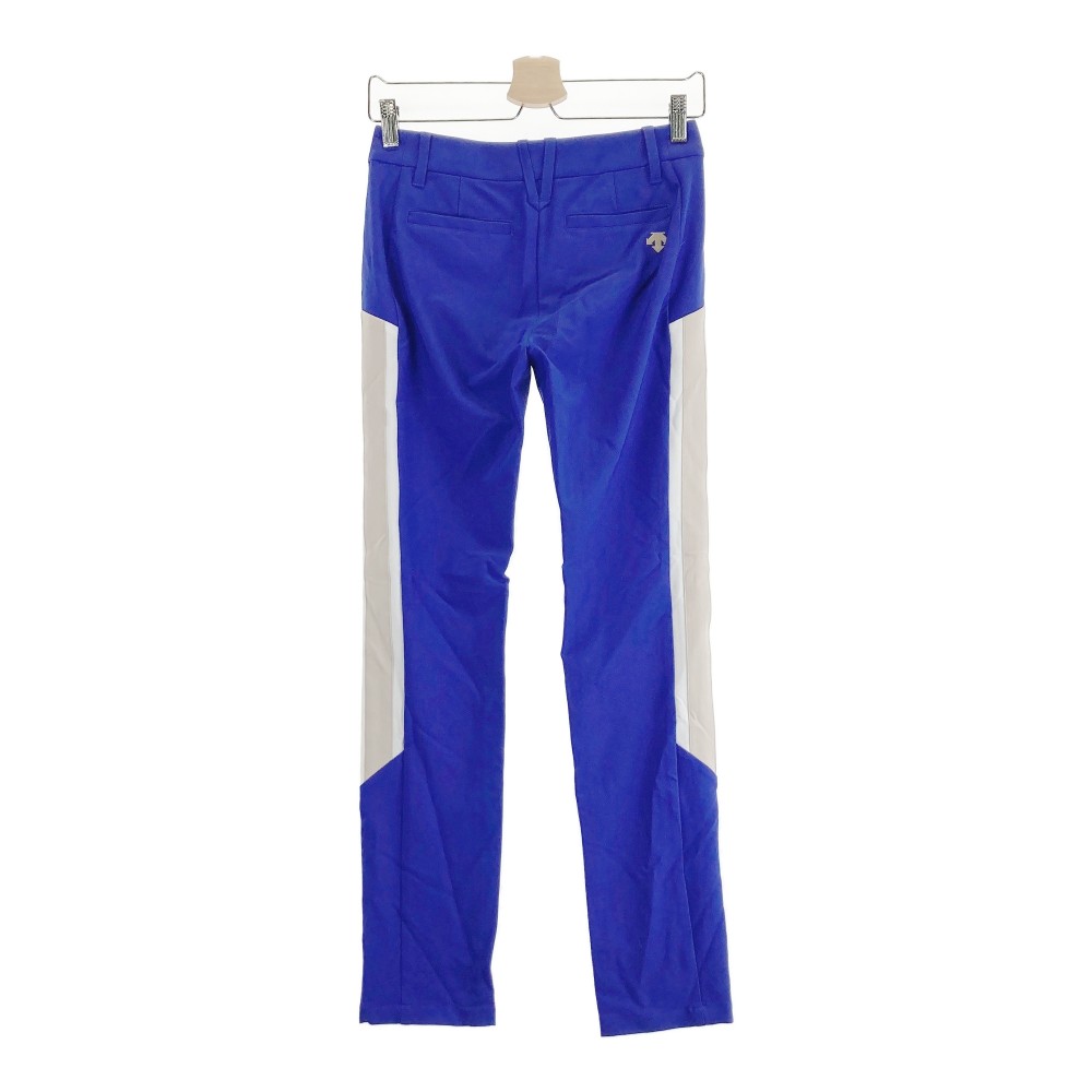 DESCENTE GOLF デサントゴルフ ストレッチパンツ ブルー系 SS 【中古】ゴルフウェア レディース