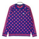 PEARLY GATES パーリーゲイツ ニット セーター ドット ネイビー系 1 【中古】ゴルフウェア レディース