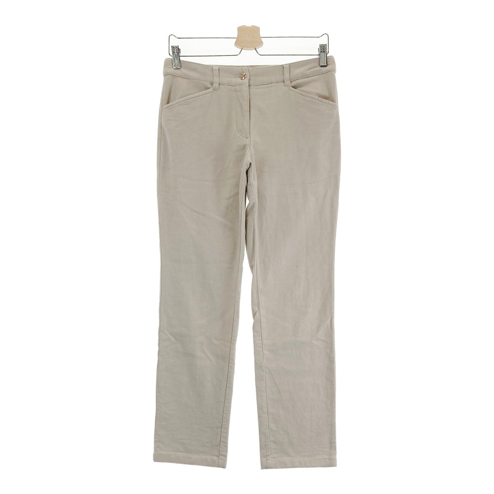 MUNSING WEAR マンシングウェア 2024年モデル ストレッチパンツ ベージュ系 9 【中古】ゴルフウェア レディース