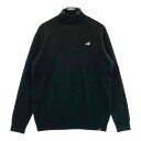 NEW BALANCE GOLF ニューバランス タートルネック ニットセーター ブラック系 6 【中古】ゴルフウェア レディース