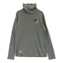 KAPPA GOLF カッパゴルフ タートルネック 長袖ニットセーター グレー系 L 【中古】ゴルフウェア レディース
