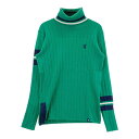 ADMIRAL アドミラル タートルネック ニットセーター グリーン系 M 【中古】ゴルフウェア レディース