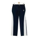 KAPPA GOLF カッパゴルフ 裏起毛 パンツ ブラック系 76 【中古】ゴルフウェア レディース