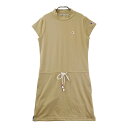 CHAMPION GOLF チャンピオンゴルフ ハイネック 半袖ワンピース ブラウン系 SMALL 【中古】ゴルフウェア レディース