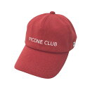 PICONE CLUB ピッコーネクラブ キャップ レッド系 【中古】ゴルフウェア