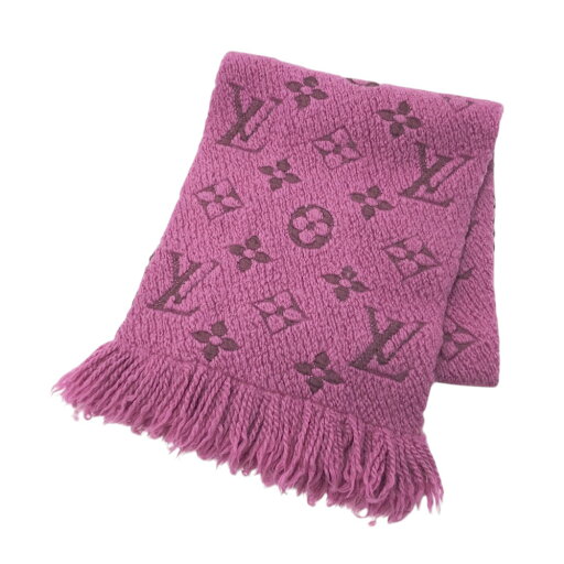 LOUIS VUITTON ルイ ヴィトン M70461 マフラー エシャルプロゴマニア モノグラム ピンク系 【中古】レディース LOUIS VUITTON ルイ ヴィトン M70461 マフラー エシャルプロゴマニア モノグラム ピンク系 【中古】レディース