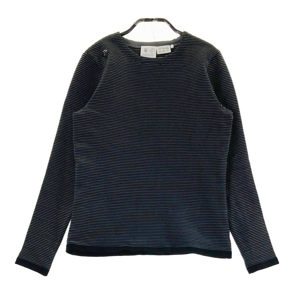 デサントゴルフ　ボーダーTシャツ　新品タグ付き デサントゴルフ ボーダーTシャツ 新品タグ付き デサントゴルフ