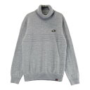 NEW BALANCE GOLF ニューバランス タートルネック 長袖ニットセーター グレー系 1 【中古】ゴルフウェア レディース