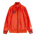 LE COQ GOLF ルコックゴルフ 2WAY 裏メッシュ 長袖ジップジャケット オレンジ系 L 【中古】ゴルフウェア レディース
