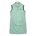 FILA GOLF フィラゴルフ ノースリーブワンピース グリーン系 L 【中古】ゴルフウェア レディース