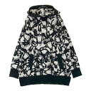 PEARLY GATES パーリーゲイツ フード付き ニット セーター ニャロメ柄 ホワイト系 2 【中古】ゴルフウェア レディース