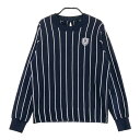 PEARLY GATES パーリーゲイツ 2023年 ニット セーター ネイビー系 0 【中古】ゴルフウェア レディース